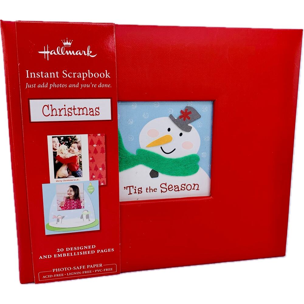 Hallmark 'TIS THE SEASON Christmas Instant Scrapbook 6x6 New